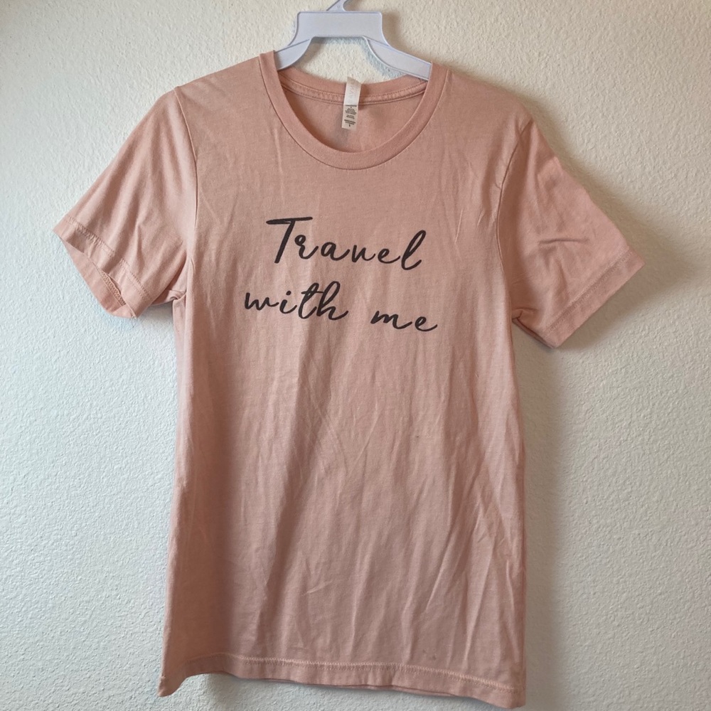 Bella canvas small travel with me tee